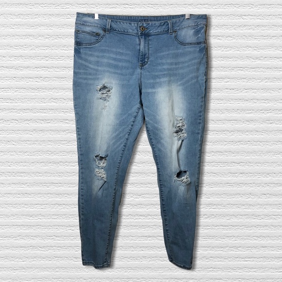 Maurices Denim - Maurice's Distressed Skinny Jeans